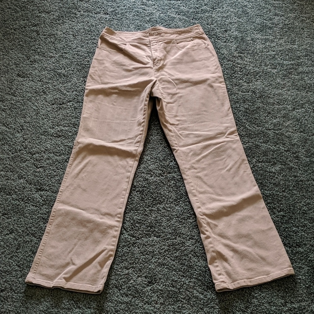 Cream Chico's Jeans